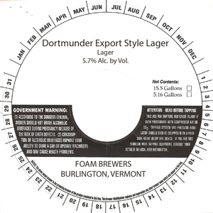 Dortmunder Export Style Lager February 2023
