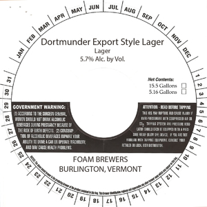 Dortmunder Export Style Lager 