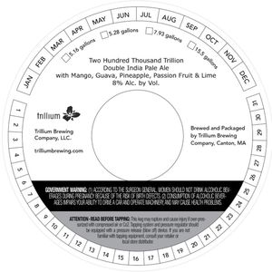 Trillium Brewing Company Two Hundred Thousand Trillion