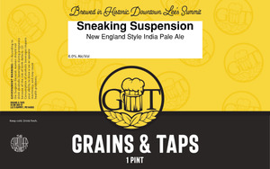 Grains & Taps Sneaking Suspension February 2023