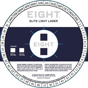 Eight Elite Light Lager February 2023
