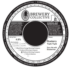 Shebeen Brewing Company Blueberry Yum Yum