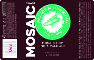 Pelican Brewing Mosaic Coast February 2023