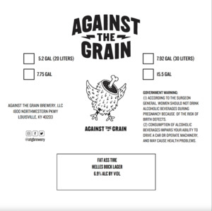 Against The Grain Fat Ass Tire February 2023