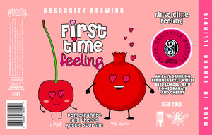 First Time Feeling Berliner Style Weisse Beer Loaded With Pomegranate And Cherry March 2023
