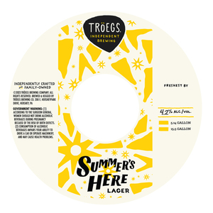 Troegs Independent Brewing Summer's Here