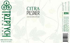 Triptych Brewing Citra Pilsner February 2023