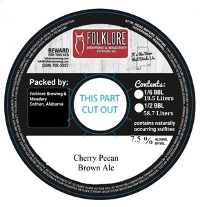 Cherry Pecan Brown Ale February 2023