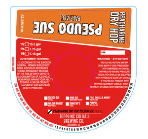 Toppling Goliath Brewing Co. Peacharine Dry Hop Pseudo Sue