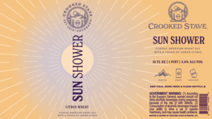 Crooked Stave Sun Shower March 2023