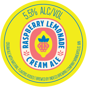 Indeed Brewing Company Raspberry Lemonade Cream Ale