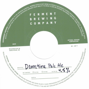 Downtime Pale Ale 