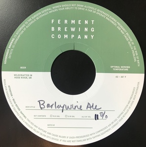 Barleywine Ale March 2023