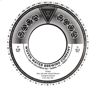 Woven Water Brewing Company Khepri March 2023