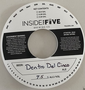 Inside The Five Brewing Dentro Del Cinco
