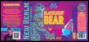 New Realm Brewing Co. Blacklight Bear