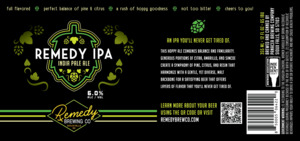 Remedy Brewing Co Remedy IPA India Pale Ale