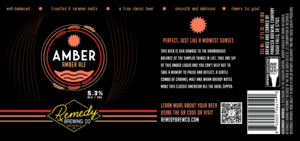 Remedy Brewing Co Amber Amber Ale