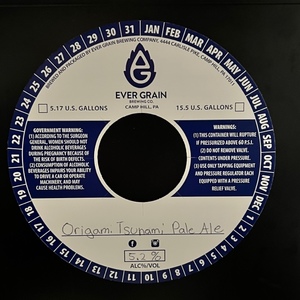Ever Grain Brewing Co. Origami Tsunami