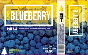 Woodstock Inn Brewery Lemon Blueberry Pale Ale March 2023