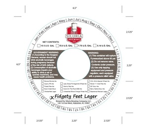 Siluria Brewing Company. LLC Fidgety Feet Lager March 2023