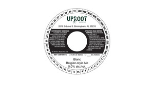 Uproot Brewing Blanc Belgian-style Ale March 2023