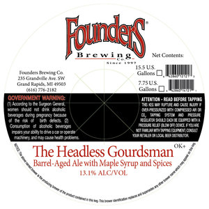 Founders The Headless Gourdsman March 2023