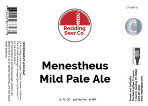 The Redding Beer Company Menestheus Mild Pale Ale