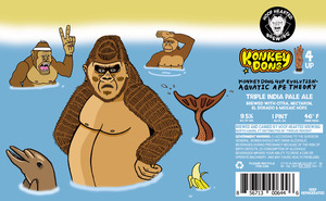 Hoof Hearted Brewing Konkey Dong 4up Evolution- Aquatic Ape Theory