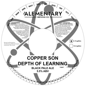 The Alementary Brewing Co. Copper Son Depth Of Learning March 2023