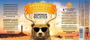 Anderson Valley Brewing Company Summer Solstice