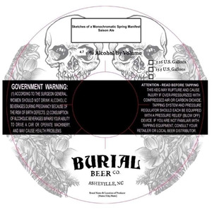 Burial Beer Co. Sketches Of A Monochromatic Spring Manifest