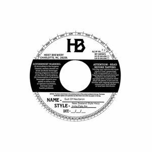 Heist Brewery Suit Of Nectaron March 2023