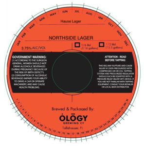 Ology Brewing Co. Northside Lager March 2023