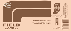 Field Hazel Nut Brown Ale