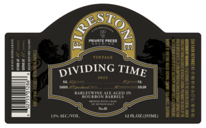 Firestone Walker Brewing Company Dividing Time