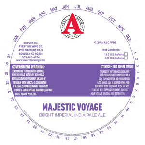 Avery Brewing Co. Majestic Voyage