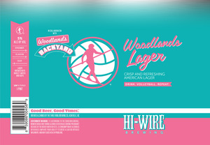 Hi-wire Brewing Woodlands Lager March 2023