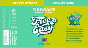 Karbach Brewing Company Free & Easy April 2023