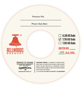 Bellwoods Brewery Premium Pils
