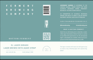 Bottom Ferment El Lager Dorado March 2023