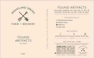 Wheatland Spring Farm + Brewery Found Artifacts March 2023