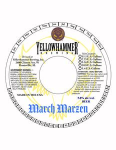 Yellowhammer Brewing, Inc. March Marzen