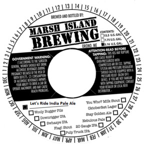 Marsh Island Brewing Let's Ride