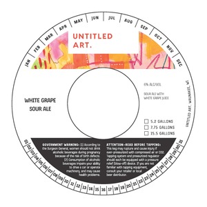 Untitled Art. White Grape Sour Ale