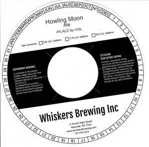 Whiskers Brewing Inc Howling Moon March 2023