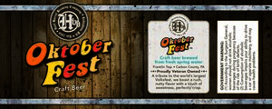 Half Barrel Brewing Company Oktoberfest Craft Beer