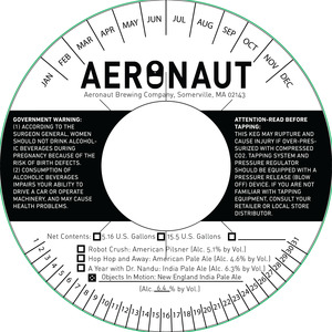 Aeronaut Objects In Motion March 2023