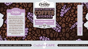 Cape May Brewing Co. Deck Crew's Coffee Lavender