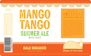 Bale Breaker Brewing Company Mango Tango Summer Ale